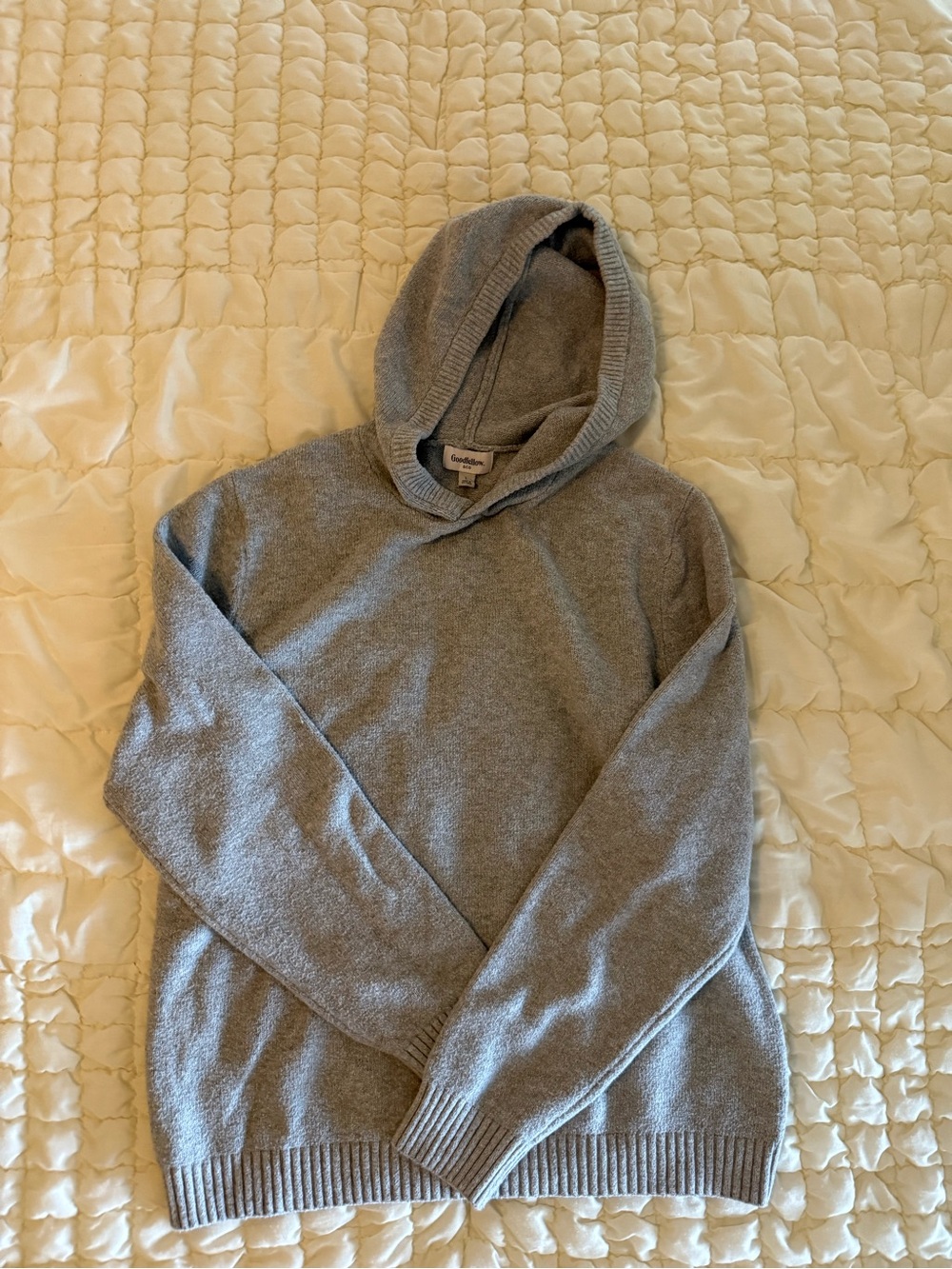 Goodfellow & Co Light Gray Hooded Sweater